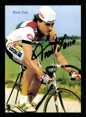 Mario Traxl Autogrammkarte Original Signiert Radfahren