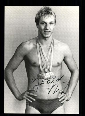 Gerald Mörken Autogrammkarte Original Signiert Schwimmen