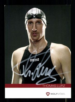 Thomas Lurz Autogrammkarte Original Signiert Schwimmen