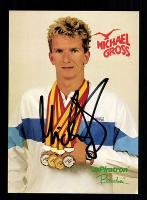 Michael Gross Autogrammkarte Original Signiert Schwimmen