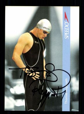 Thomas Rupprath Autogrammkarte Original Signiert Schwimmen