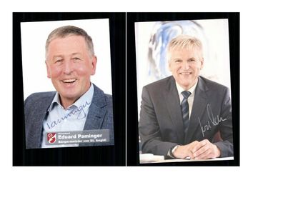 12 Autogrammkarten Politik Original Signiert ## K 1190