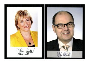 12 Autogrammkarten Politik Original Signiert ## K 1192