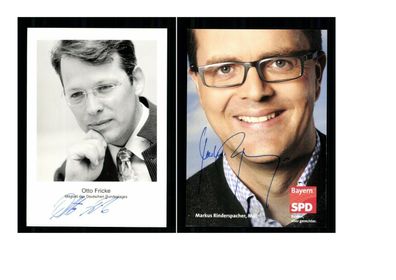 12 Autogrammkarten Politik Original Signiert ## K 1195