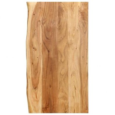 Badezimmer-Waschtischplatte Massivholz Akazie 100 x 55 x 2,5 cm
