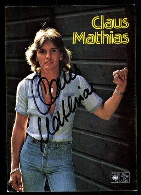 Claus Mathias Autogrammkarte Original Signiert ## BC 46645