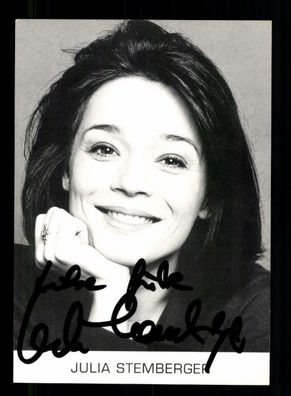 Julia Stemberger Autogrammkarte Original Signiert ## BC 164081