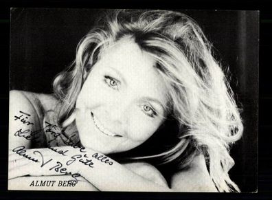 Almut Berg Autogrammkarte Original Signiert ## BC 166272