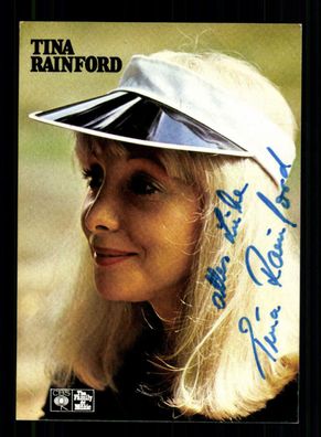 Tina Rainford Autogrammkarte Original Signiert ## BC 168072
