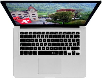 KB TastaturAbdeckung Schweiz CH Swiss SchutzCover Skin für MacBook Pro / Air