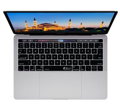 KB TastaturAbdeckung Türkisch Türkei SchutzCover Skin für MacBook Pro 13" 15"