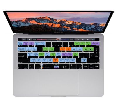 TastaturAbdeckung Shortcuts Cover Schutz für Apple macOS MacBook Pro 13" 15"
