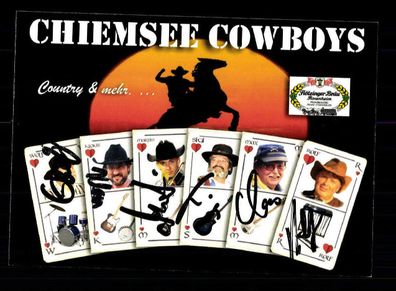 Chiemsee Cowboys Autogrammkarte Original Signiert ## BC 117277