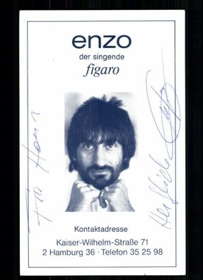 Enzo Autogrammkarte Original Signiert ## BC G 9905