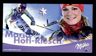 Maria Höfl Riesch Autogrammkarte Original Signiert Skialpin ## BC G 28202