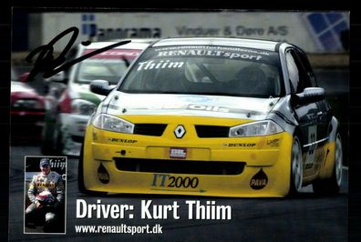 Kurt Thiim Autogrammkarte Original Signiert Motorsport ## BC G 28241