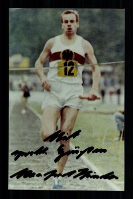 Manfred Kinder Foto Original Signiert Leichtathletik ## G 29045