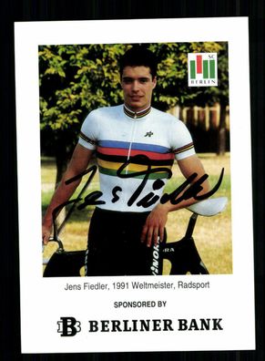 Jens Fiedler Autogrammkarte Original Signiert Radfahren
