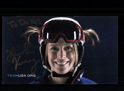 Hannah Kearney Foto Original Signiert Ski Alpine