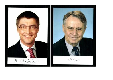 12 Autogrammkarten Politik Original Signiert ## K 1182