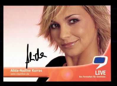 Alida Nadine Kurras Autogrammkarte Original Signiert # BC 91178