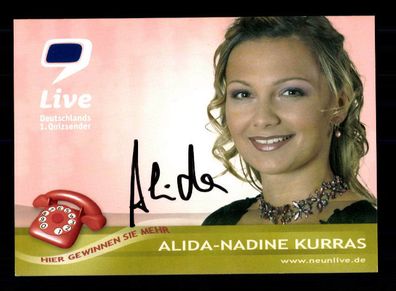 Alida Nadine Kurras Autogrammkarte Original Signiert # BC 91174