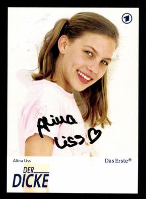 Alina Liss der Dicke Autogrammkarte Original Signiert ## BC 39814
