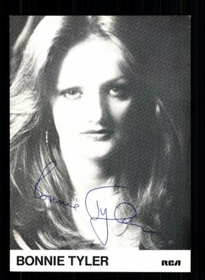Bonnie Tyler Autogrammkarte ## BC 163159 D