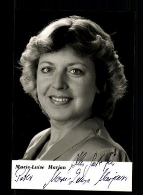 Marie Luise Marjan Autogrammkarte Original Signiert ## BC 164336