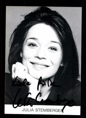 Julia Stemberger Autogrammkarte Original Signiert ## BC 164974