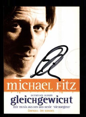 Michael Fitz Autogrammkarte Original Signiert ## BC 165841