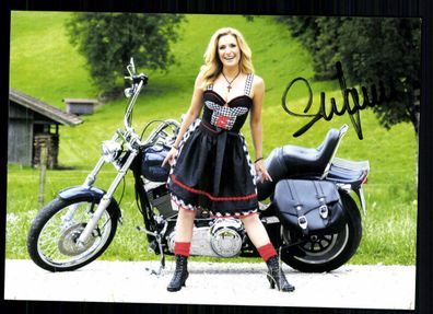 Stefanie Hertel Autogrammkarte Original Signiert ## BC 15682