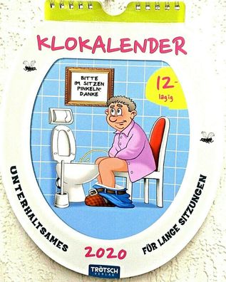 12 lagig Klo Kalender 2022 / Klokalender Humorkalender Witzen Sprüchen Cartoons