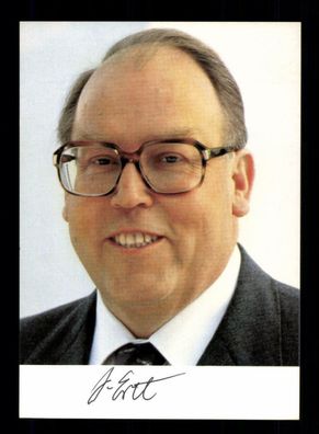 Josef Ertl Autogrammkarte Original Signiert # BC 144037