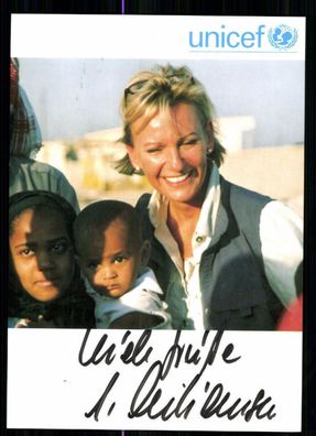 Sabine Christiansen Autogrammkarte Original Signiert ## BC 13079