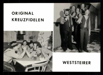 Original Kreuzfidelen Weststeirer Autogrammkarte Original Signiert ## BC 47518