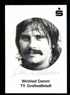 Winfried Damm Autogrammkarte TV Grosswallstadt Original Signiert Handball