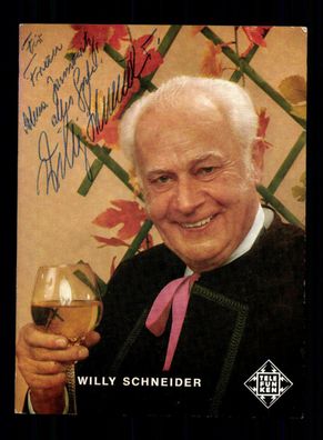 Willy Schneider Autogrammkarte Original Signiert ## BC 146389
