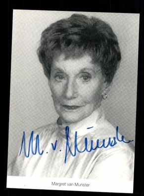 Margret van Munster Lindenstraße Autogrammkarte Original Signiert ## BC 148534