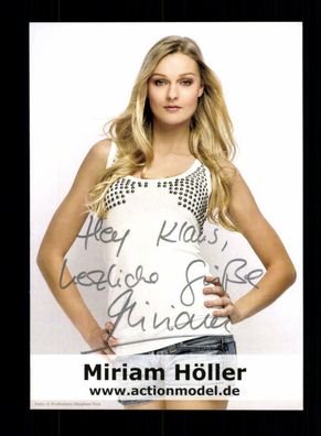 Miriam Höller Autogrammkarte Original Signiert ## BC 151663