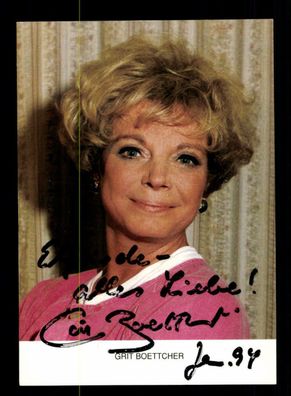 Grit Boettcher Rüdel Autogrammkarte Original Signiert ## BC 152221