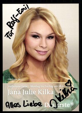 Jana Julie Kilka Verboten Liebe Autogrammkarte Original Signiert ## BC 33325
