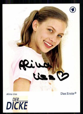 Alina Liss Der Dicke Autogrammkarte Original Signiert ## BC 6821