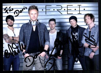 F.R.E.I. Autogrammkarte Original Signiert## BC 6354