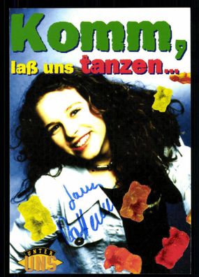 Janis Rattenni Unter Uns Autogrammkarte Original Signiert ## BC 25763
