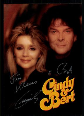 Cindy und Bert Autogrammkarte Original Signiert ## BC 36202