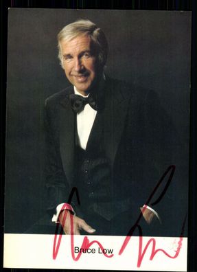 Bruce Low Autogrammkarte Original Signiert ## BC 31761