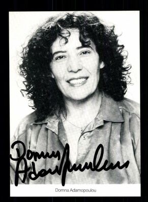 Domna Adamopoulou Lindenstraße Autogrammkarte Original Signiert ## BC 155331