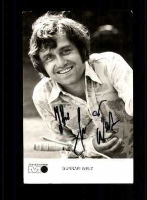 Gunnar Welz Autogrammkarte Original Signiert ## BC 157188