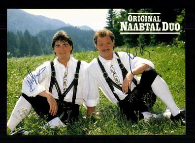 Naabtal Duo Autogrammkarte Original Signiert ## BC 157958